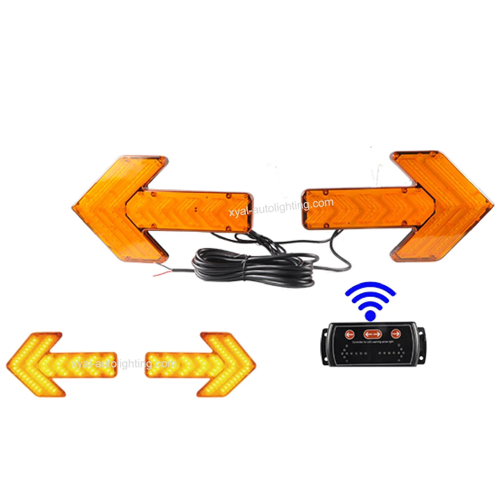 Wireless Control Warning Traffic Flashing Emergency LED Arrow Indicator Light