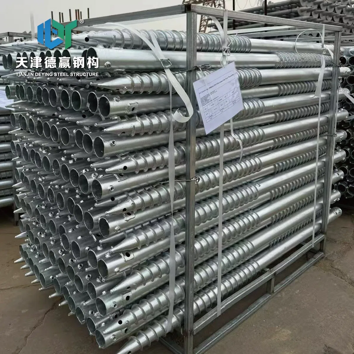 Dwin Ground Screw Solar Mounting System Screw Pile Ground Mounting System