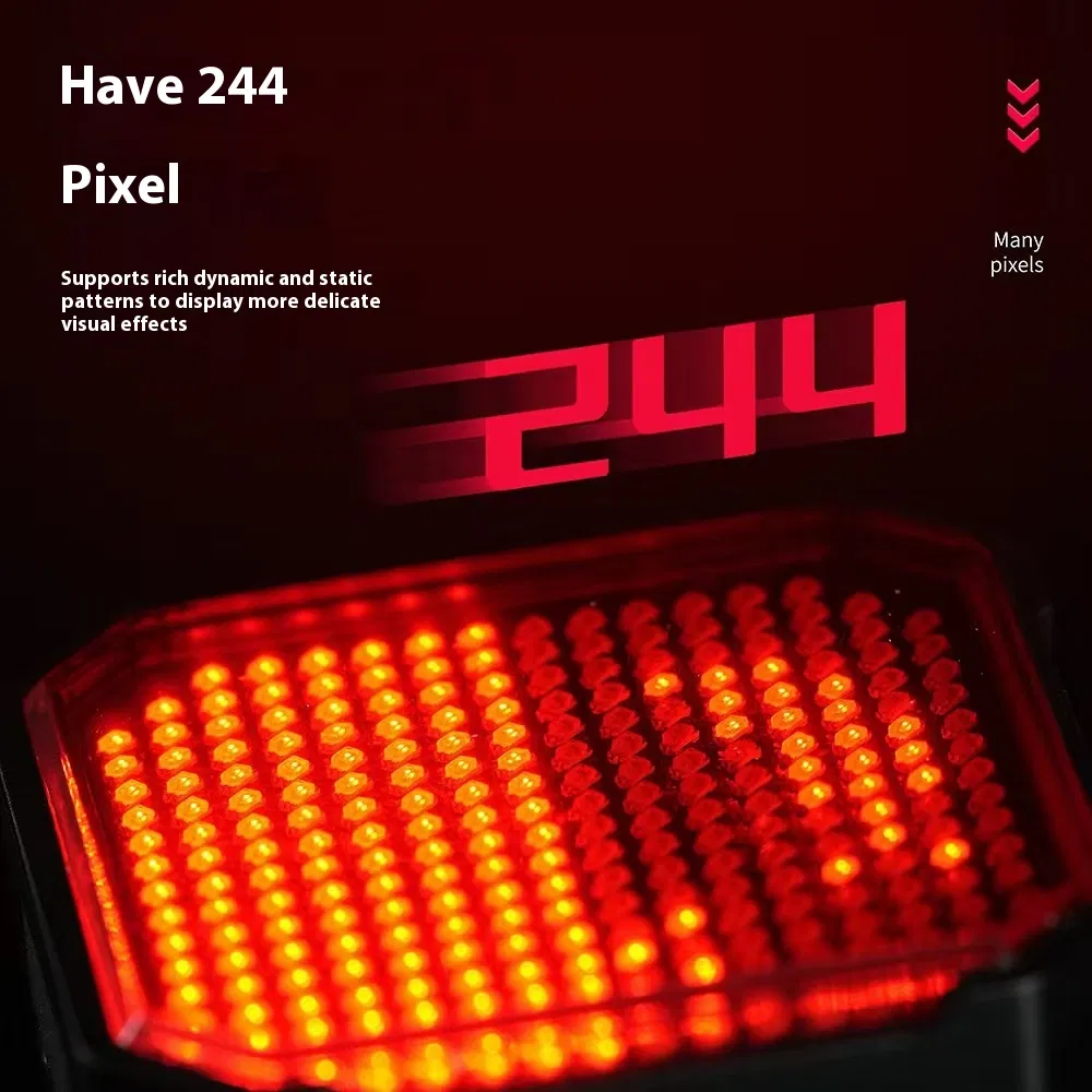 Factory Direct Sales Waterproof USB Rechargeable Bicycle Tail Light Bike Tail Light with Turn Signals Bike LED Light