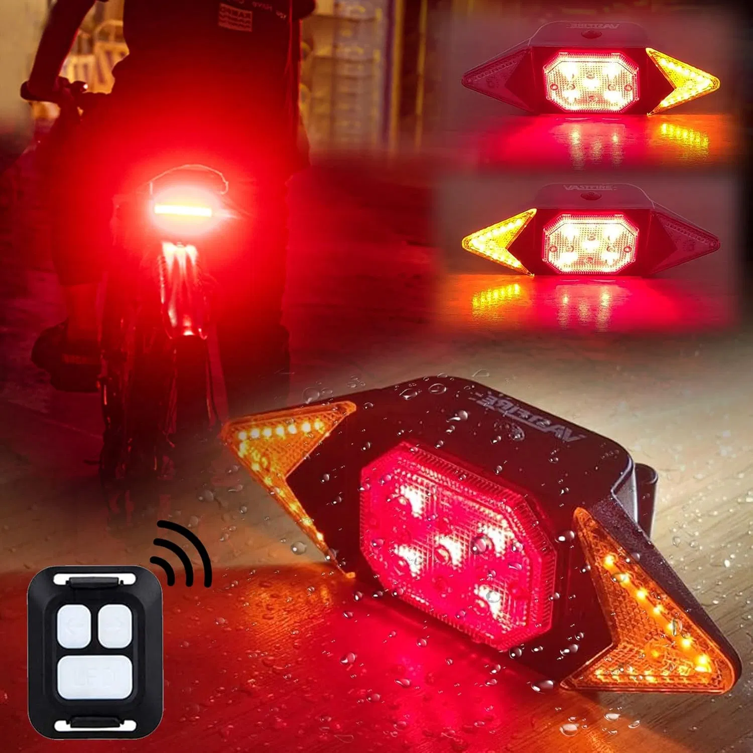 Bike Turn Signals Rechargeable Rear Bike Lights for Night Riding Luces Para Bicicleta Waterproof Bike Light 2024 Bike Accessories Bike Indicators