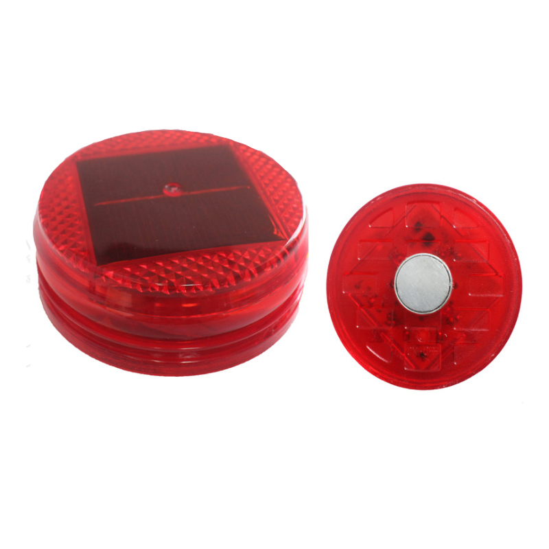 LED Solar Strobe Warning Light 360 Degree Super Bright Waterproof for Construction Traffic Dock Marine Wireless Control Flashing Light