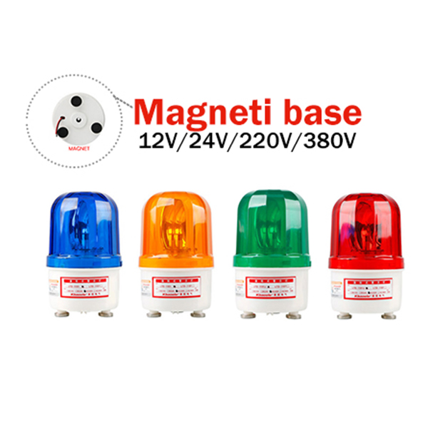 Siren Buzzer 12V/24V/220VAC Explosion Proof Audio-Visual Alarm Siren Light Revolving LED Warning Light