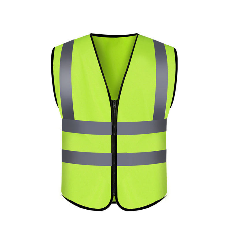 Customized Logo Color Reflective Vest Multi-Pocket Roadway Safety Jacket