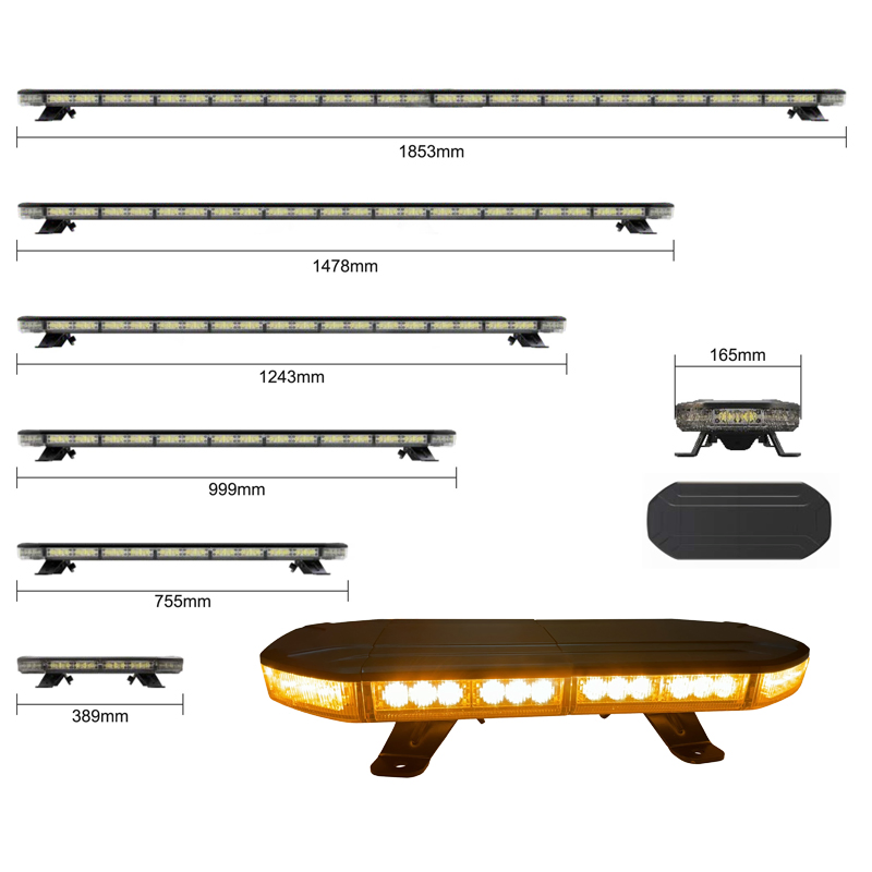 Factory Price 49" 126W Hazard Warning Flash LED Strobe Light Bar for Snowplow, Postal, Carrier, City Service, Pickup