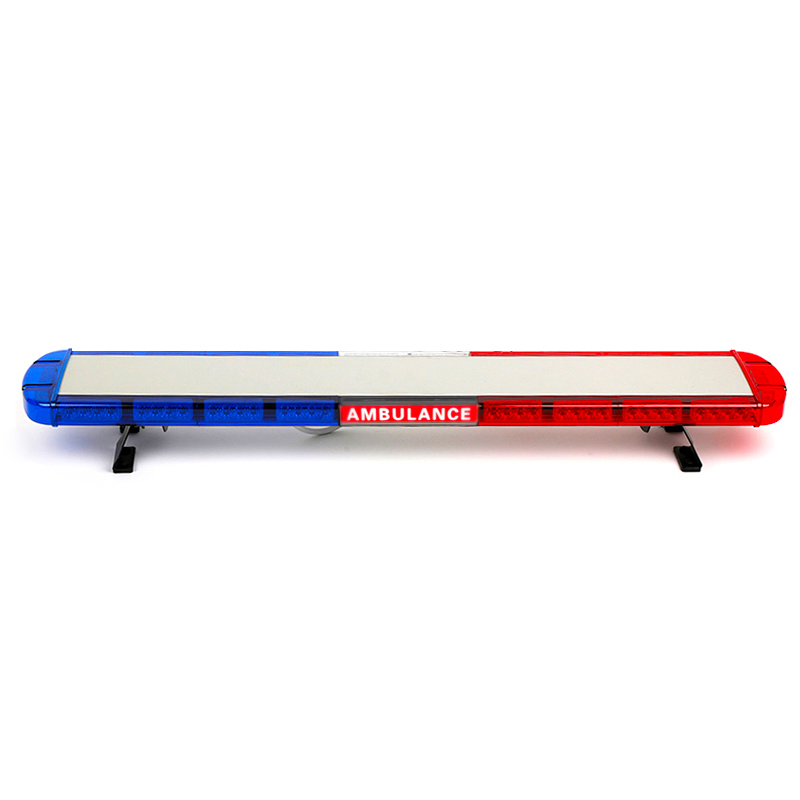 Red Blue LED Warning Flashing Lightbar with Luminous Sign for Vehicle Roof 517LC-Lt