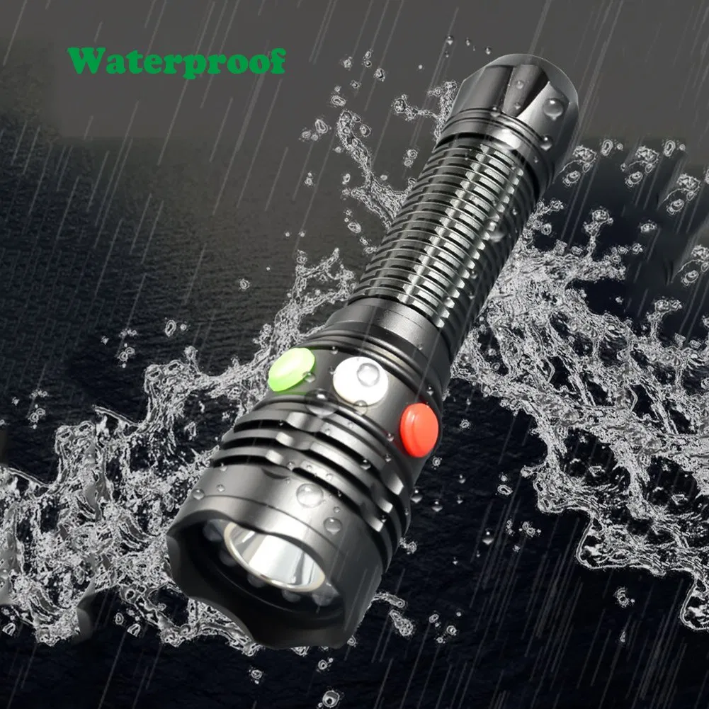 Yichen Rechargeable Railway Signal LED Work Light with 3 Colors and Magnet Base