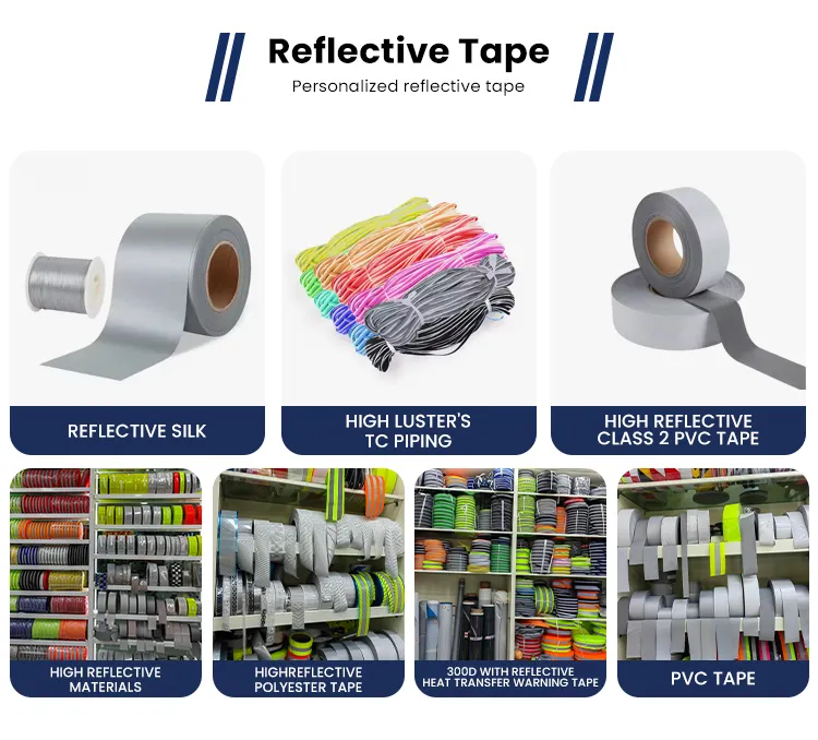 Reflective material samples