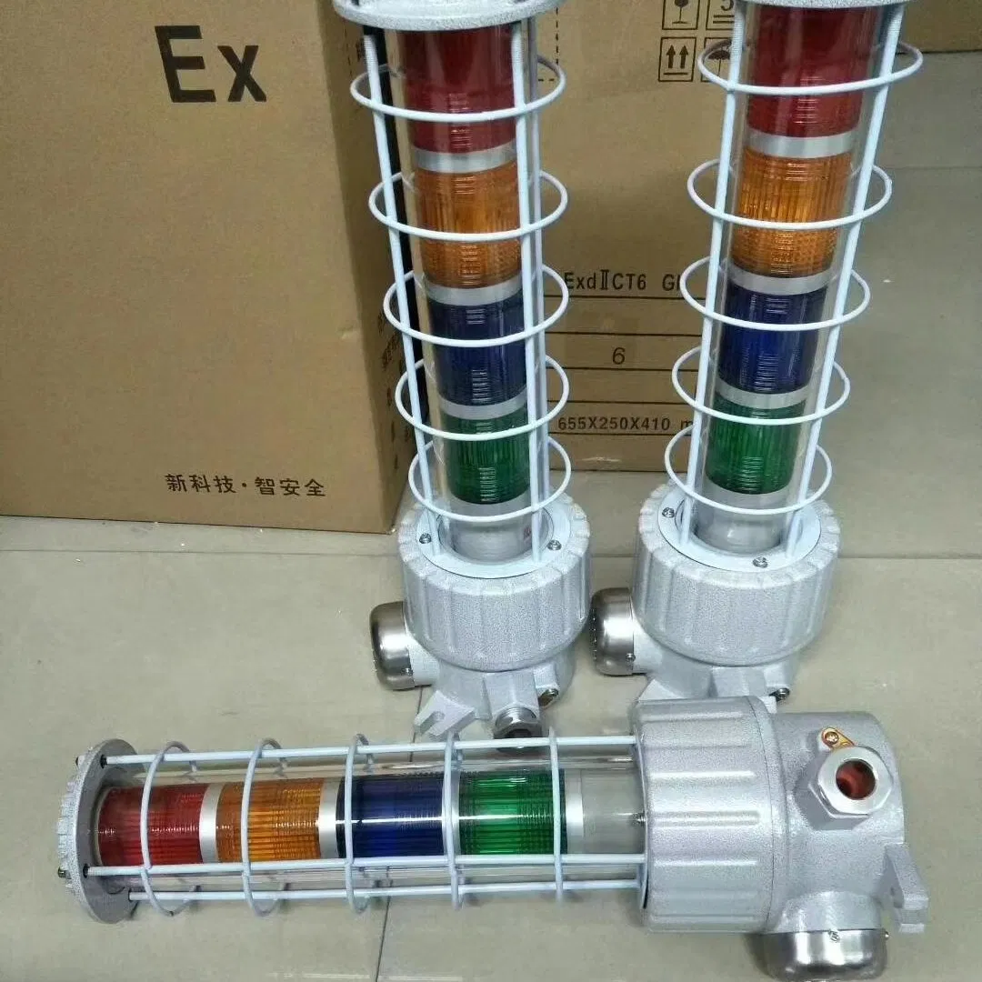 Explosion Proof Three-Color Emergency Warning Alarm Siren 180dB with Strobe Light