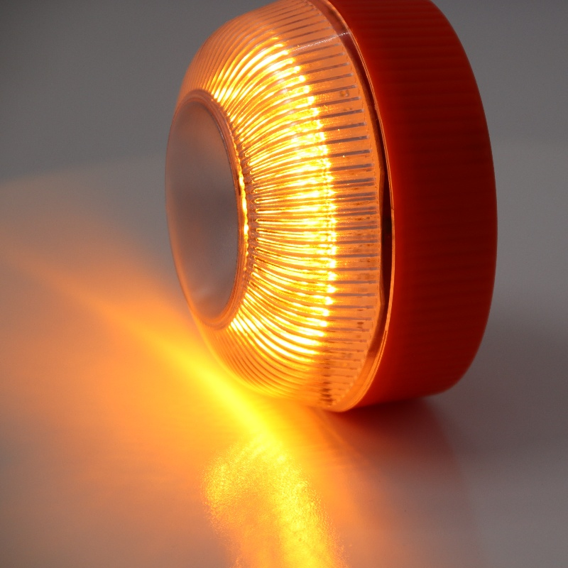 Car Emergency Beacon Light USB Rechargeable V16 Magnetic Induction Strobe Flashing Warning Light Help Flash Safety Signal Lamp