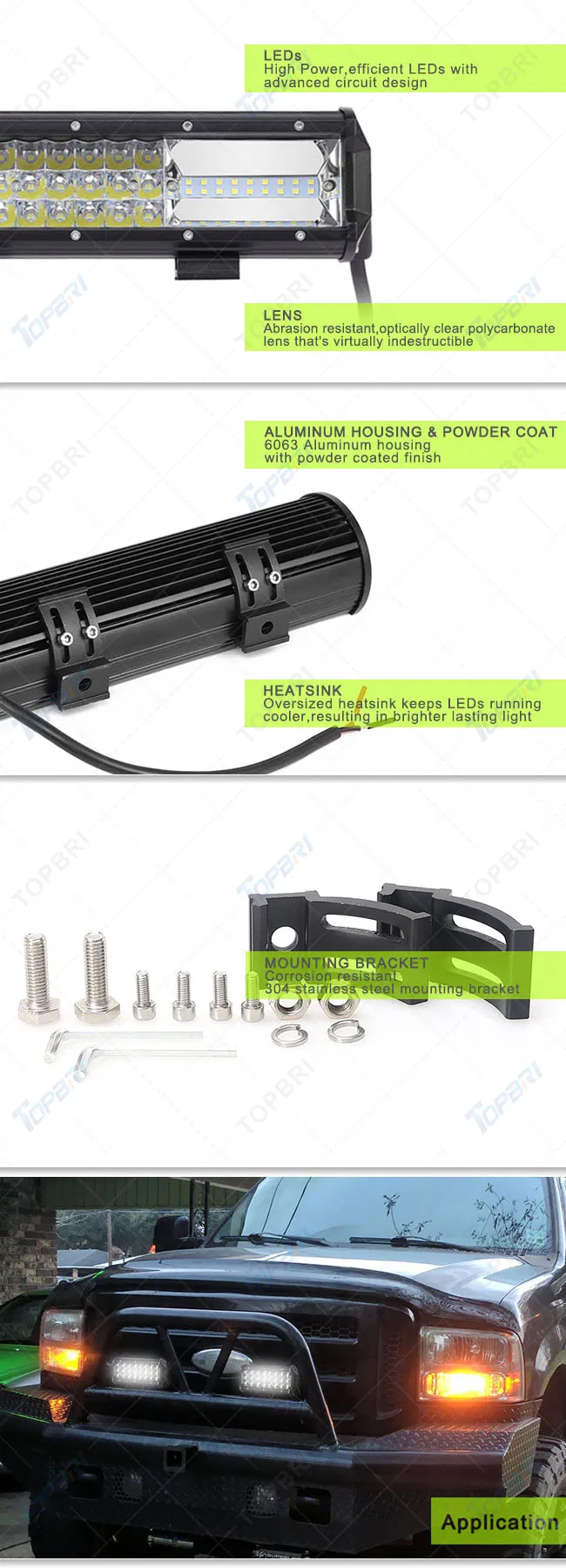 LED Warning Light Bar Detail