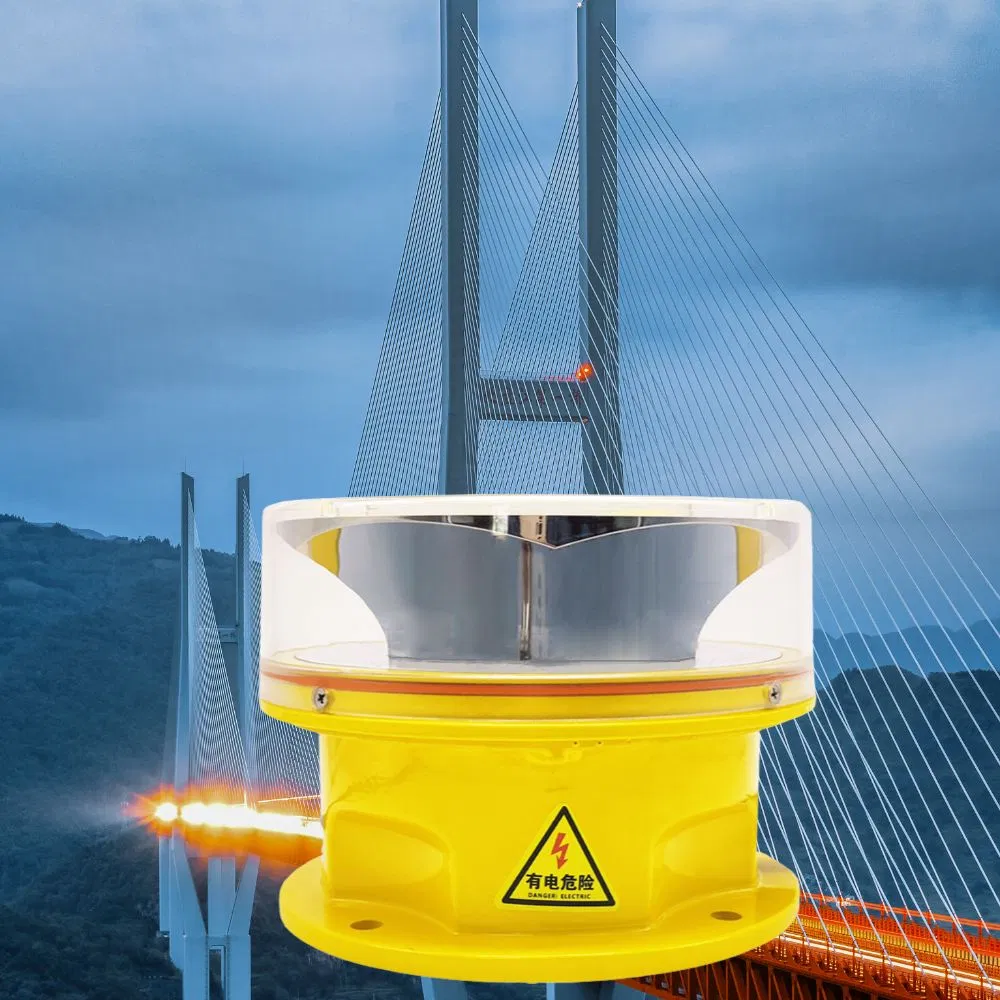 White Red Beacon IP66 LED Aircraft Warning Red White Beacon Aeronautical Aviation Obstruction Obstacle Light for Radio TV Broadcast Water Tower