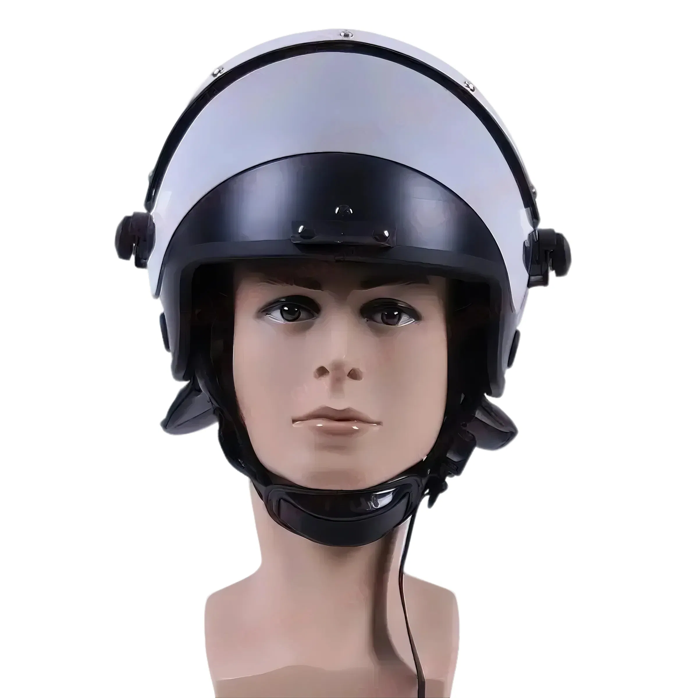 Heavy-Duty Polycarbonate Face Shield Helmet for Safety Professionals