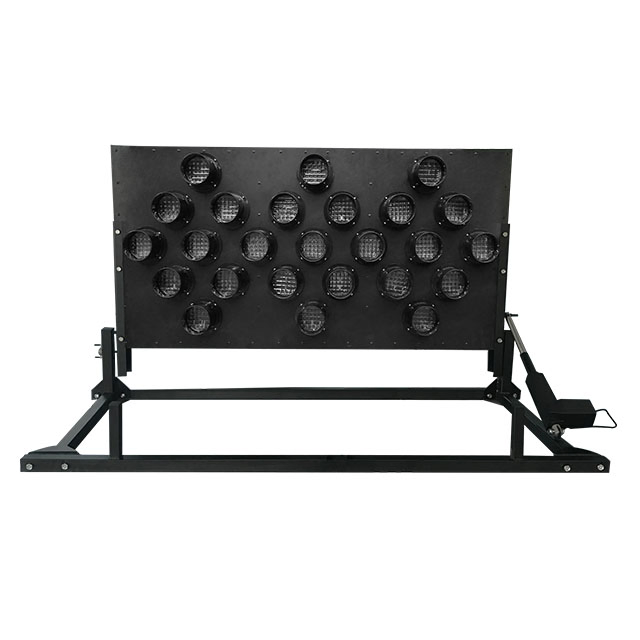 Direction Traffic Truck Mounted Flashing Arrow Sign Board Controller LED Lamps Trailer Projection Warning Indicator Light