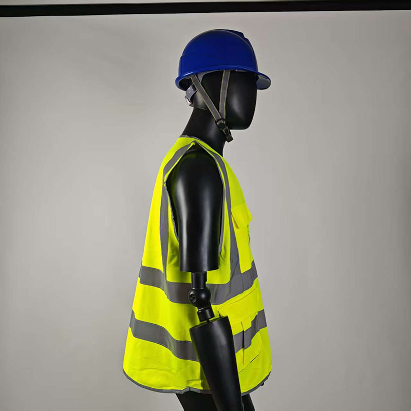 Reflective Vest Construction Site Work Vest Security Duty Safety Clothing Customizable Printed Workwear