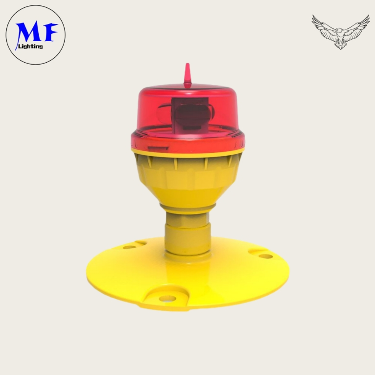 Manufacturer Price IP66 Crane Tower Obstruction Beacon Marine Light Warning Light Aviation Obstacle Light for Tall Building Under Construction Site Smokestack