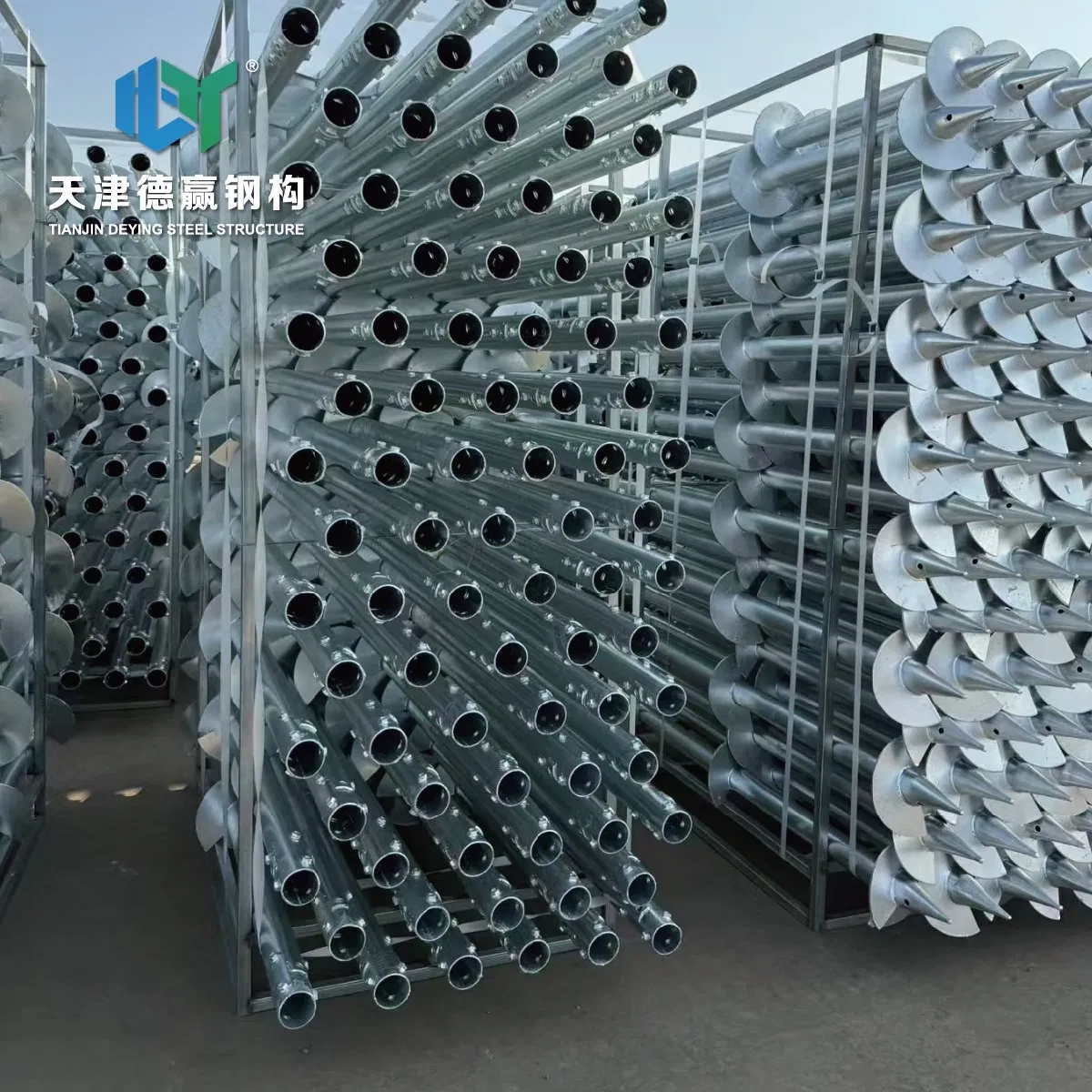 Dwin Ground Screw Solar Mounting System Screw Pile Ground Mounting System