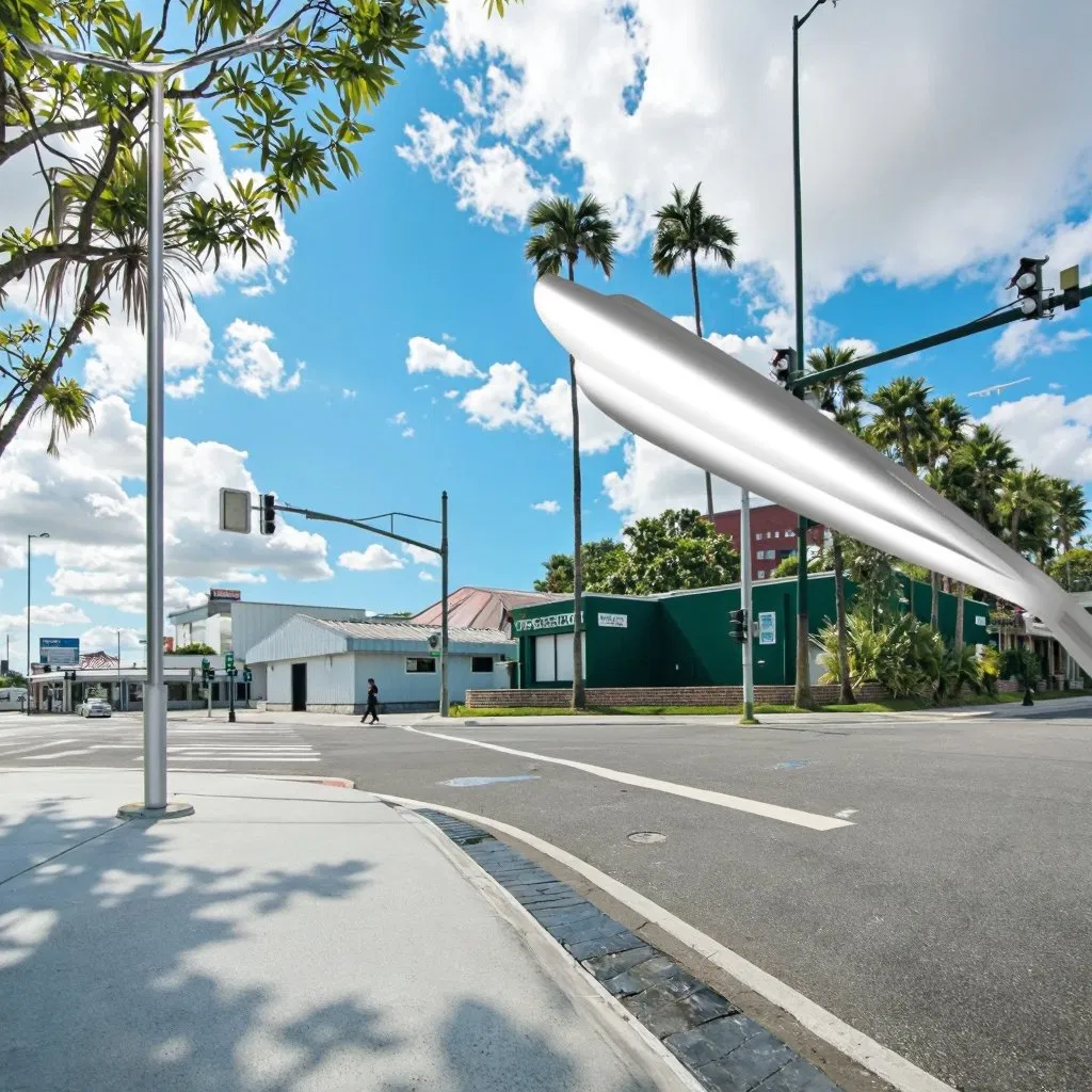 Intellicam LED Street Lighting System with Advanced Camera Technology