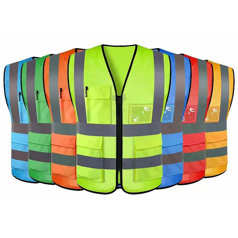 Slj-2023c Reflective Vest Safety Vest Reflective Clothes High Vis T-Shirt