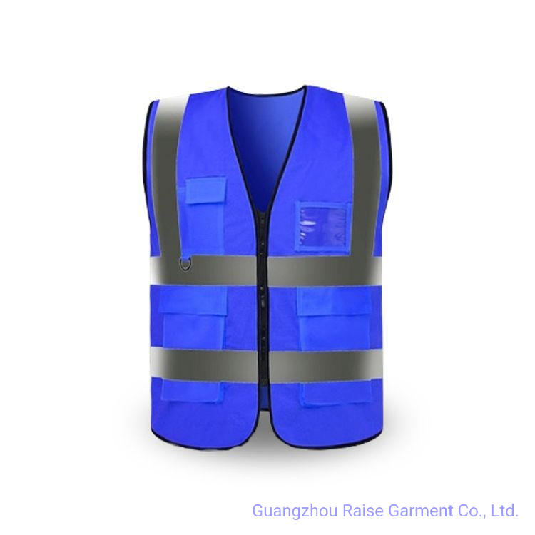 Wholesale Workwear Hi-Vis Reflective Safety Vest with Multi-Pockets