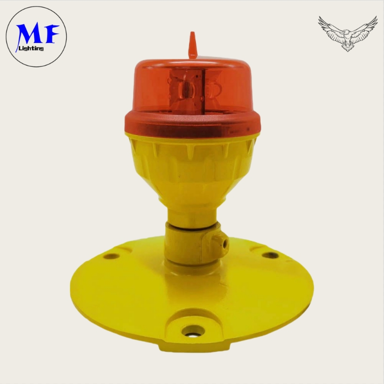 Manufacturer Price IP66 Crane Tower Obstruction Beacon Marine Light Warning Light Aviation Obstacle Light for Tall Building Under Construction Site Smokestack
