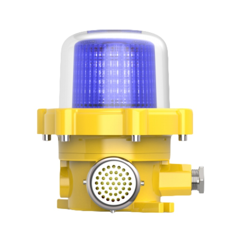 Customizable AC110V 220V ATEX LED Explosion Proof Sound Warning Light Rotating Buzzer Alarm
