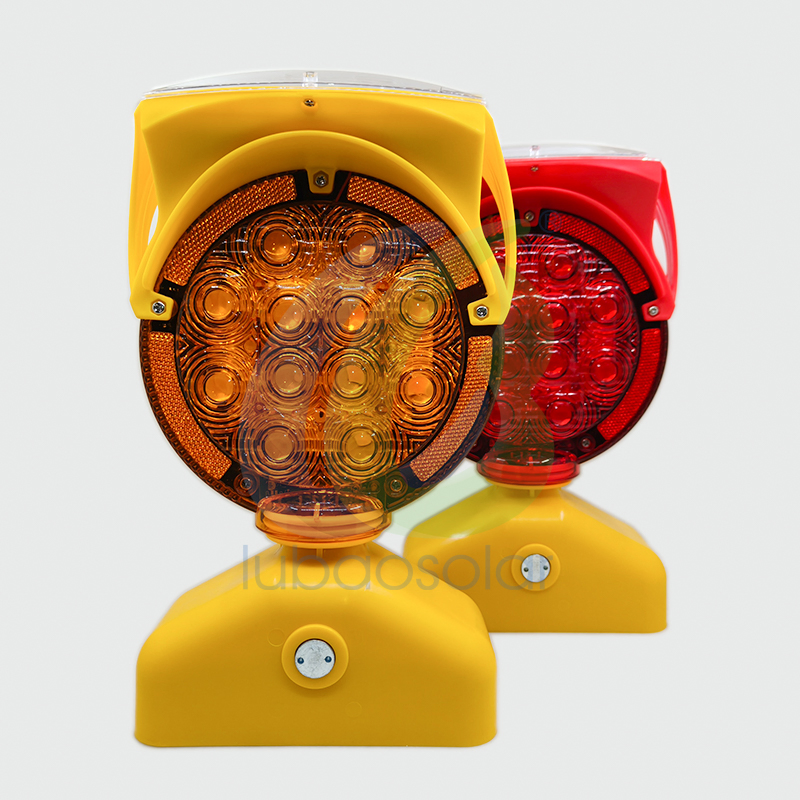 High Brightness Flashing Amber Traffic Road Control Security Barricade Light