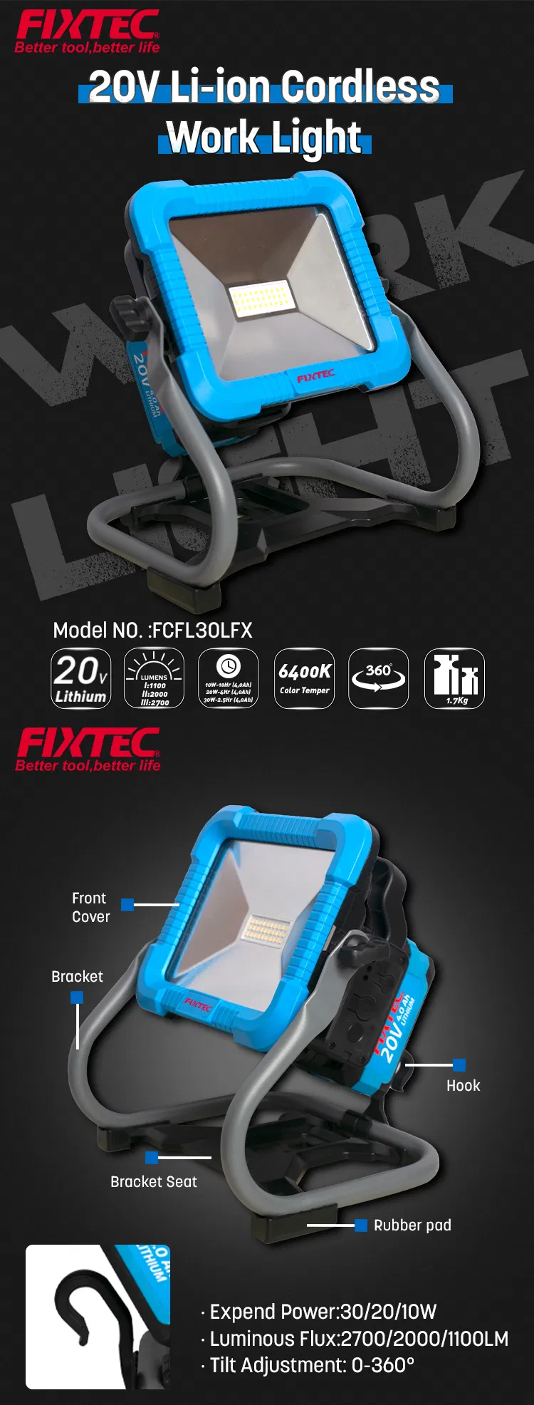 Fixtec Specification Detail