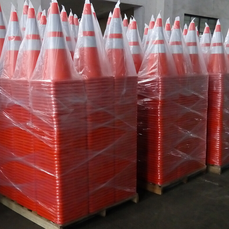 Yellow Road Safety Light Marking Warning Reflective Red Road Cone for Highway