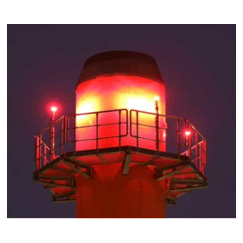 High-Rise Buildings Tower Airport Runway Taxiway Helipad Ship Navigation LED Safety Lamp Solar Aviation Obstruction Lights