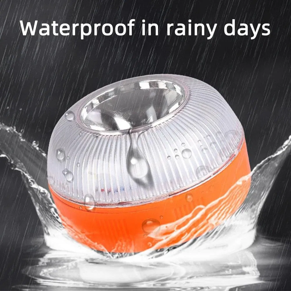 Warning Light for Cars with Rechargeable Battery Powered Magnetic Mount Vehicle Roof Mount Emergency Car Light for Spain