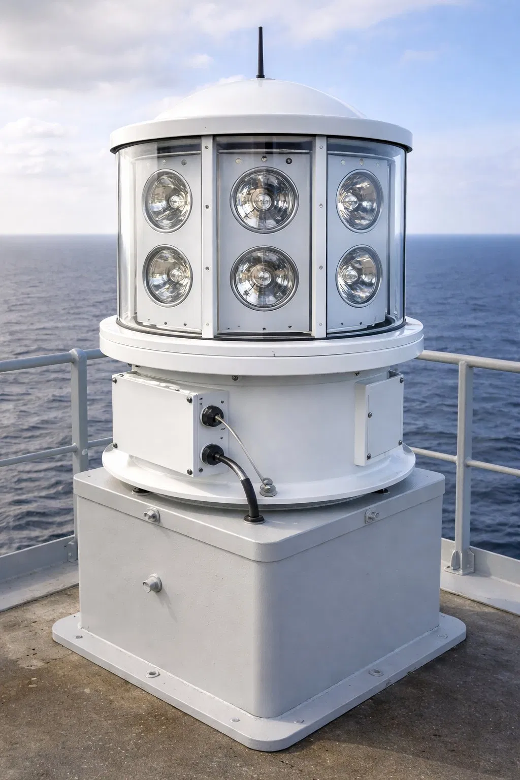 Marine Beacon Light 25 Nautical Miles for Navigation Aid Lighthouse Offshore Platform and Maritime Safety Applications