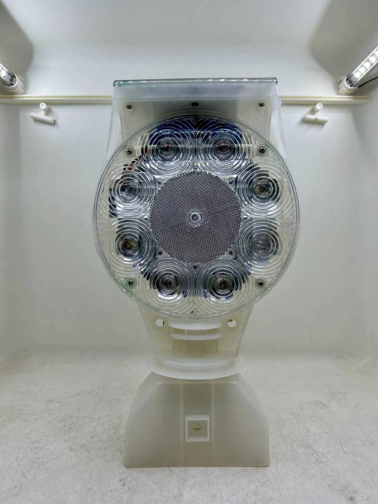 Rechargeable Solar Powered Barrier Light Barricade Caution Signal LED Warning Light