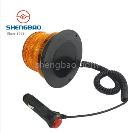 Lbeacon LED Strobe Lights Magnetic and Screw Mount Rooftop Strobe Rotating Lamp White Red Amber Warning Flashing Forklift Lights
