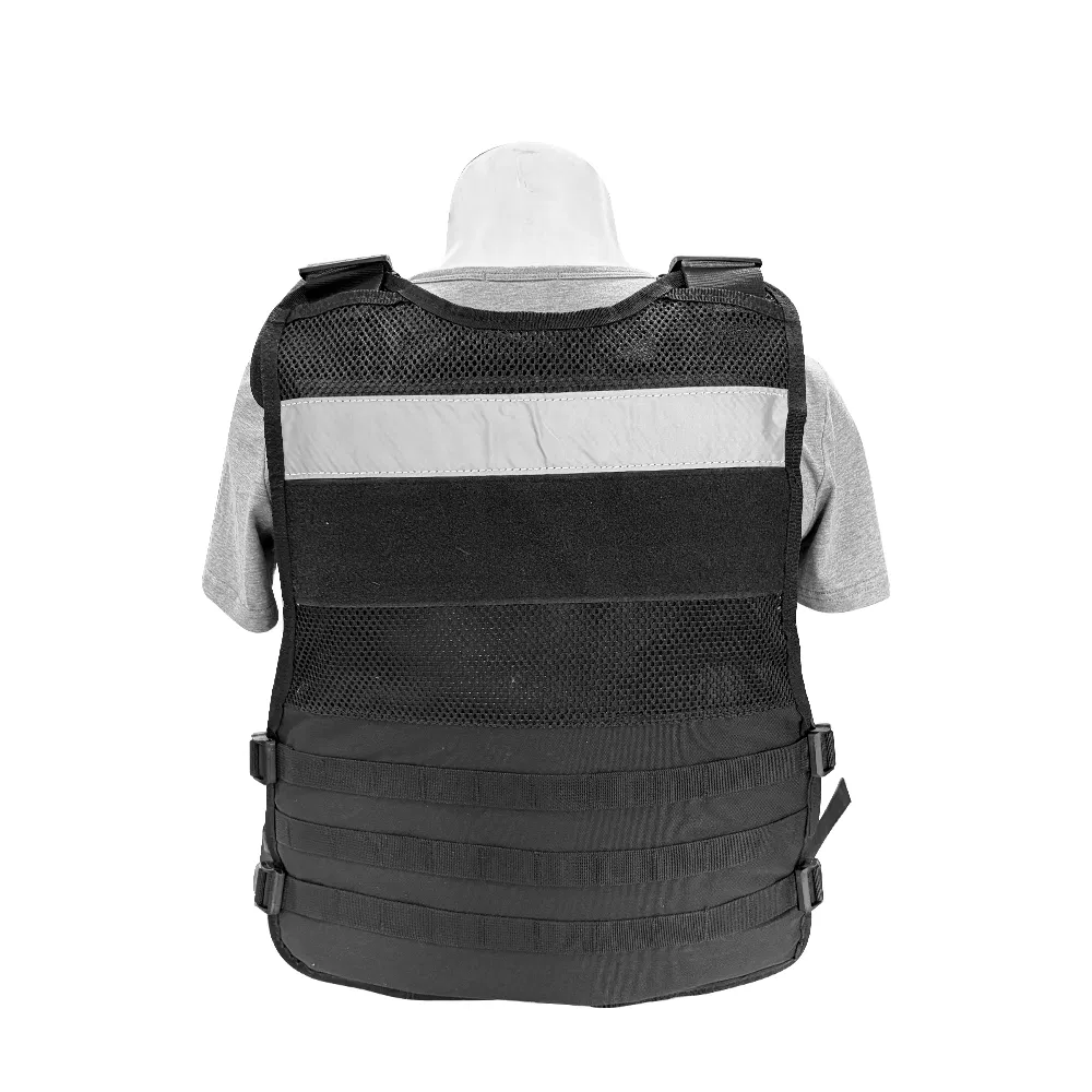 Fluorescent Reflective Vest with Multiple Pockets Safety Protection Vest Multi-Functional