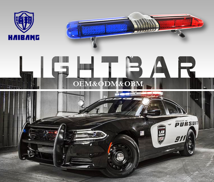 1200mm White Blue LED Warning Flashing Lightbar for Ambulance Emergency Vehicle
