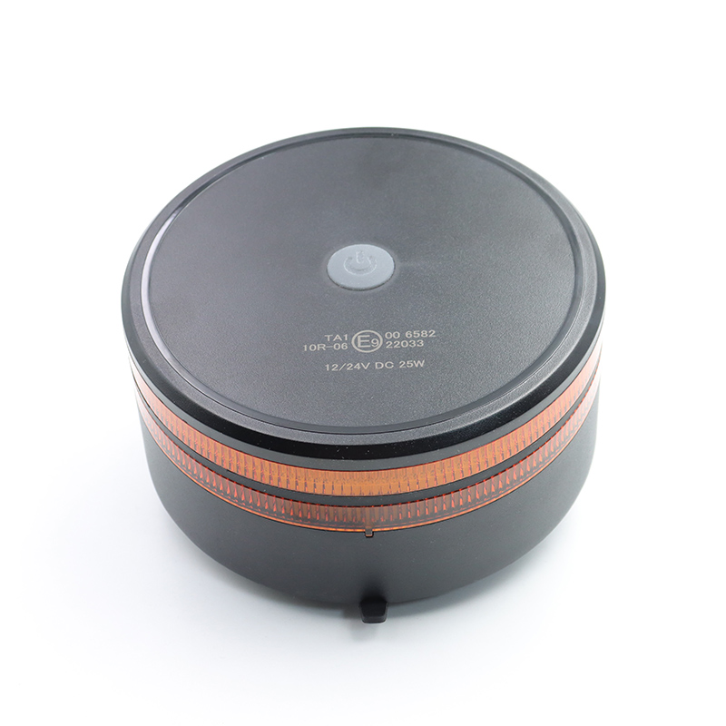 Rechargeable Wireless LED Beacon E-MARK Amber Light Rotation Roof Top Hazard Traffic Flash Emergency Light Warning Safety Lamp