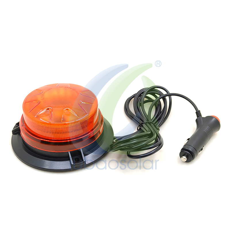 Heavy Duty Magnetic Screw Mount LED Flashing Truck Forklift Rotating Warning Light