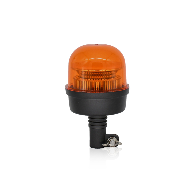 LED Warning Beacon Light with DIN Pole Mounted and ECE R65 &amp; IP69K Waterproof