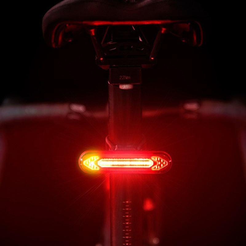 Remote Control Taillight USB Rechargeable Turn Signal Warning Rear Bike Tail Light