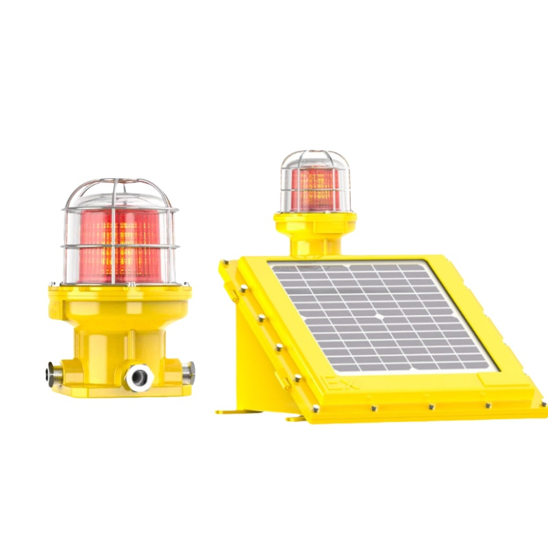 ATEX Outdoor Explosion Proof Warning Light Red White Revolving Blinker Lighting Safety Alarm Beacon