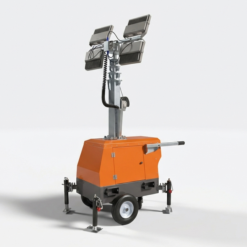 3 Color Signal Night Construction Telecom Film Set Tower Light with Siren Obstruction Lamp