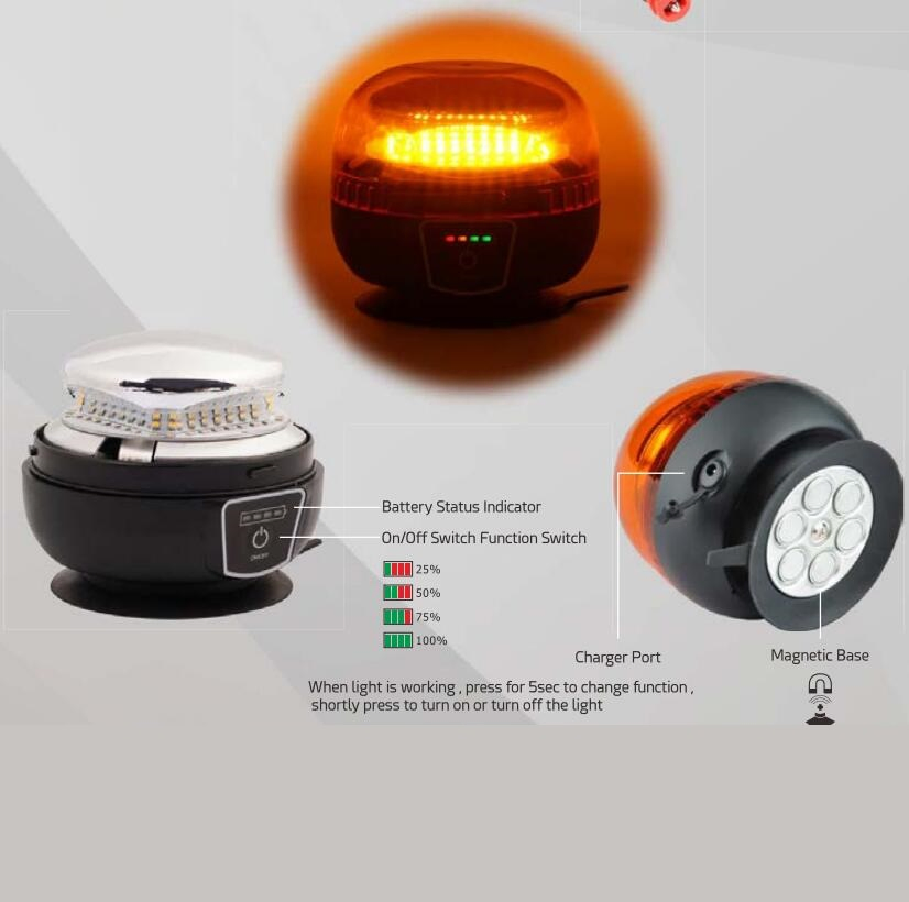 New APP Control High Power DC12V Flashing LED Beacon for SUV Trucks