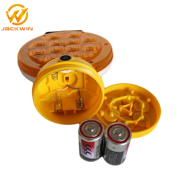High Brightness Battery Operated Magnetic Strobe Warning Light for Construction Site