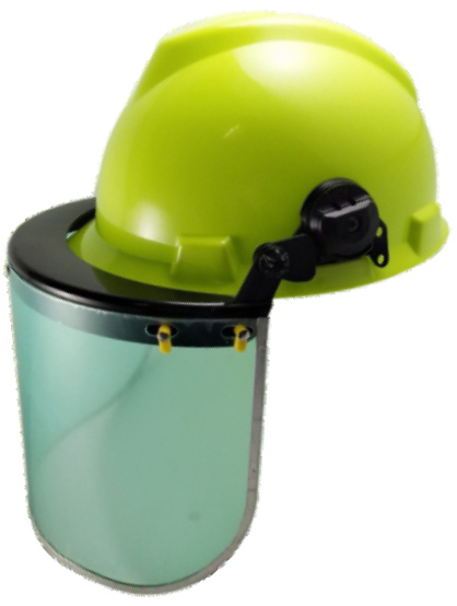 Safety Face Shields Helmet with Shield and Earmuffs Hard Hat Safety Gear Equipment Welding Helmet Auto Darkening True Color