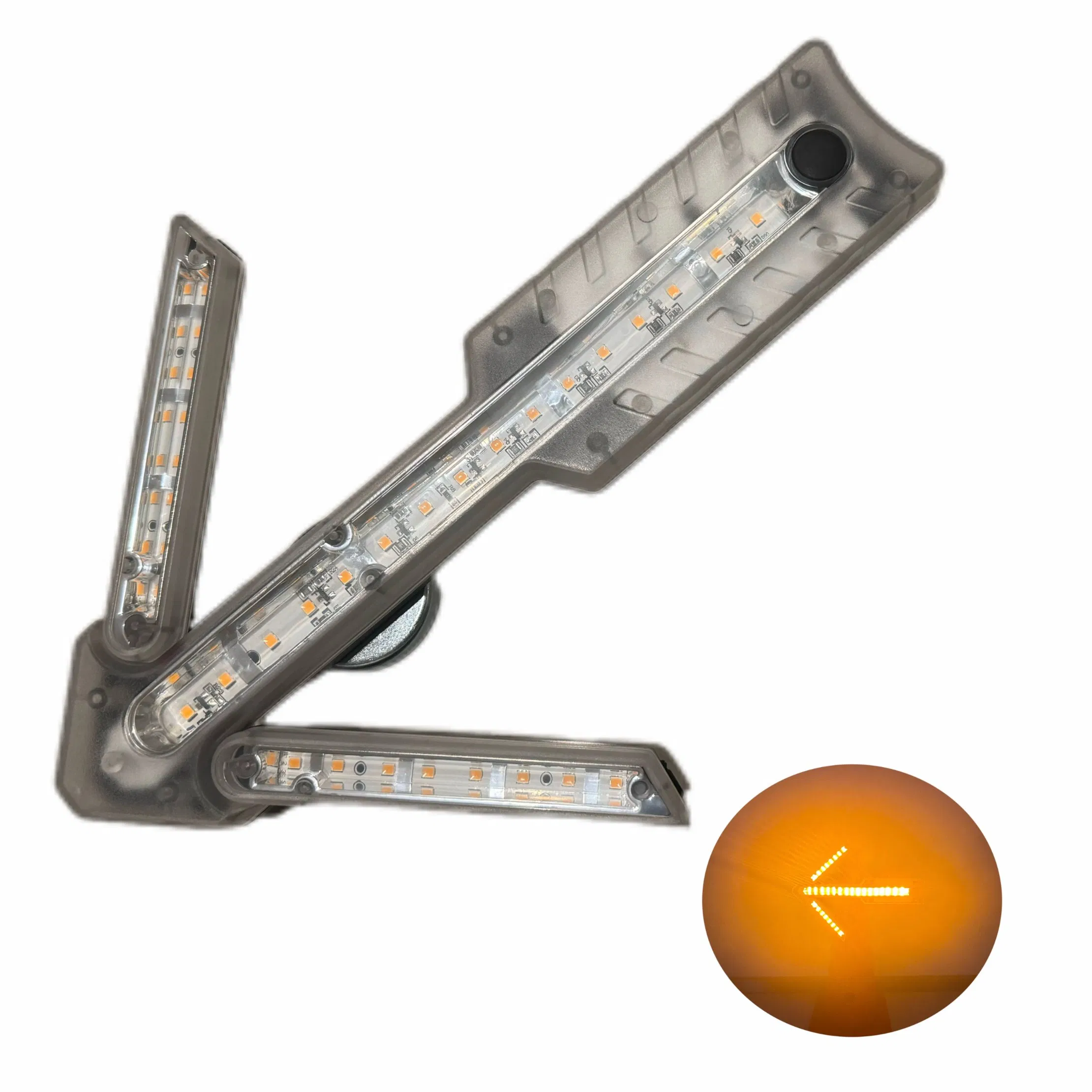 Car Warning Light Emergency Strobe Arrow Magnetic Traffic Guide Beacon Light Roadside Traffic LED Signal Flashing Light LED Emergency Traffic Light