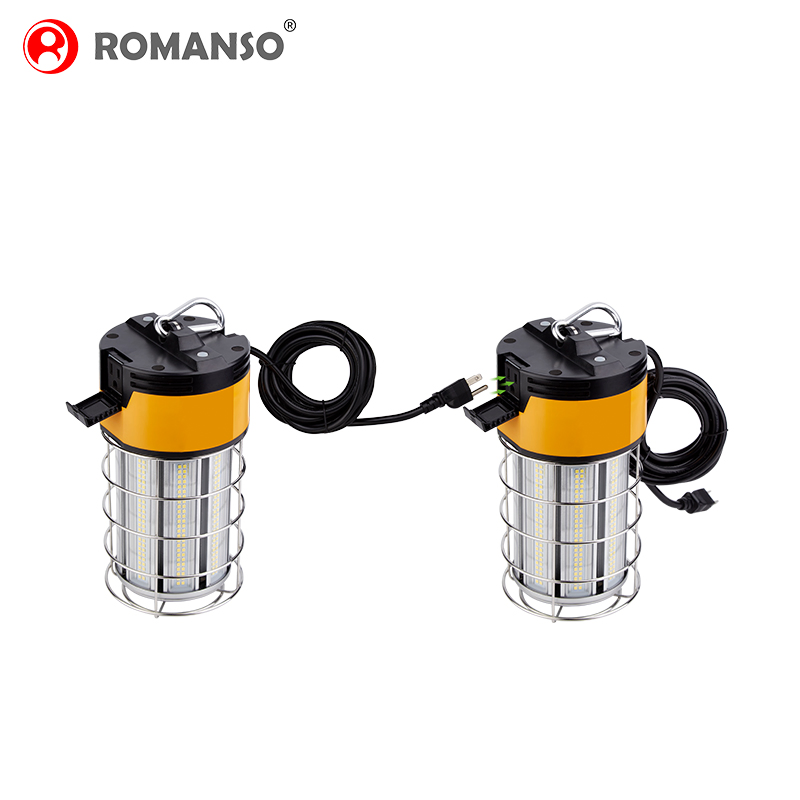 Romanso LED Work Light IP65 Portable Work Light 60W 100W 150W Waterproof LED Temporary Job Lamp Construction Work Lighting