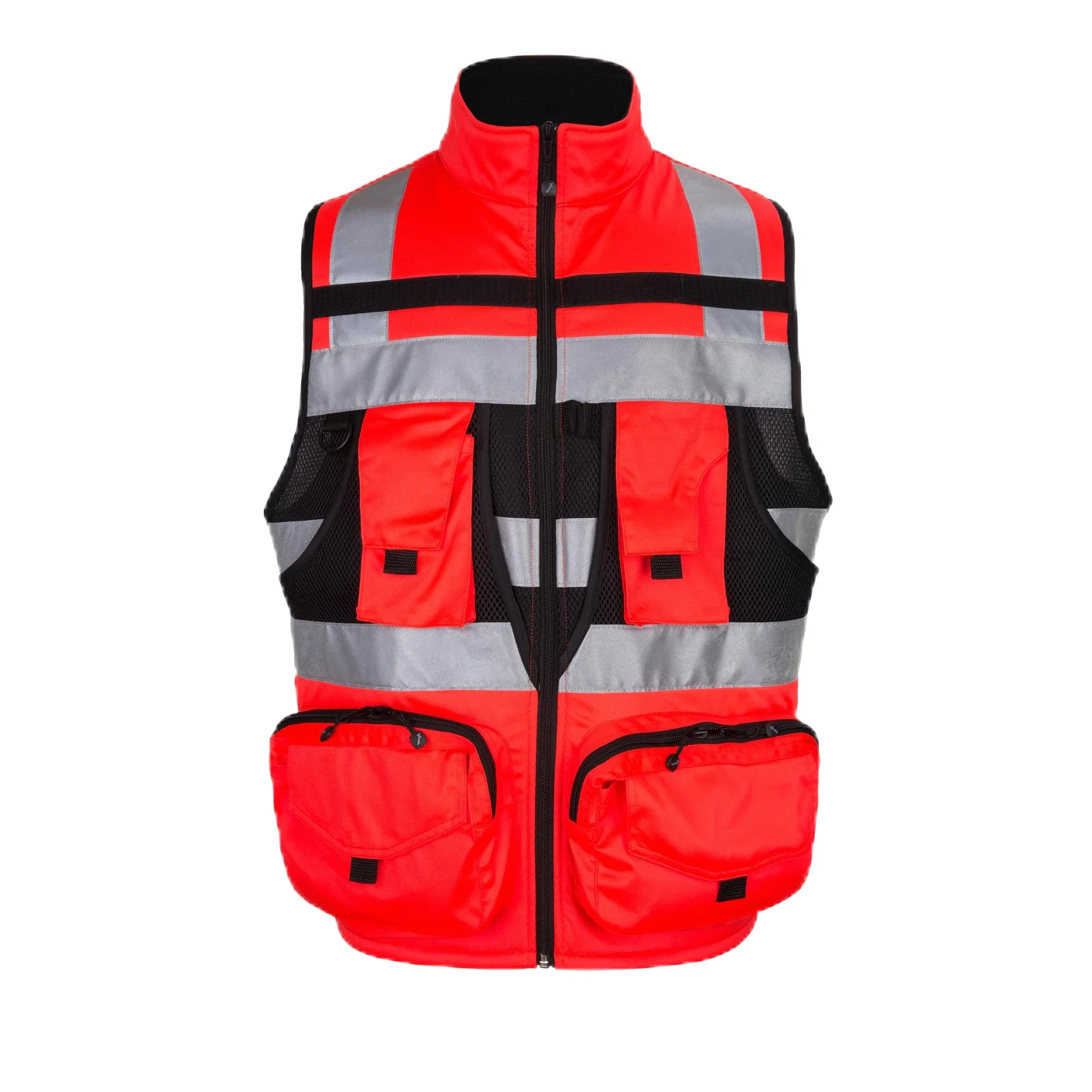 Wholesale High Visibility 100% Polyester Construction Worker Pant Reflective Safety Feature Best Price Vest Customizable Logo