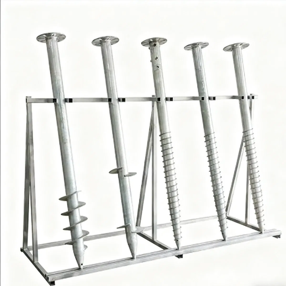 Dwin-CE Ground Screw Pile Solar Ground Mounting System