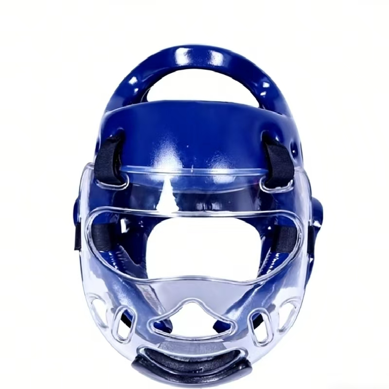 Kids Headgear with Face Shield Taekwondo Safety Training Helmet