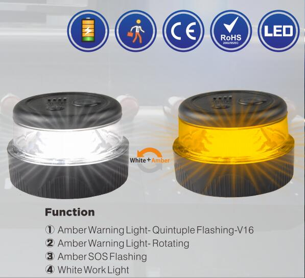 V16 Rechargeable Spain Market Hot Selling Flashing LED Beacons for Auto Cars